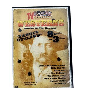 TV Classics Westerns Famous Outlaws 1954 Stories Of The Century 8 Episodes DVD
